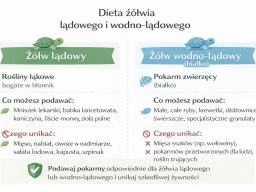 Jak karmić żółwia wodno-lądowego? Dieta dla zdrowia!